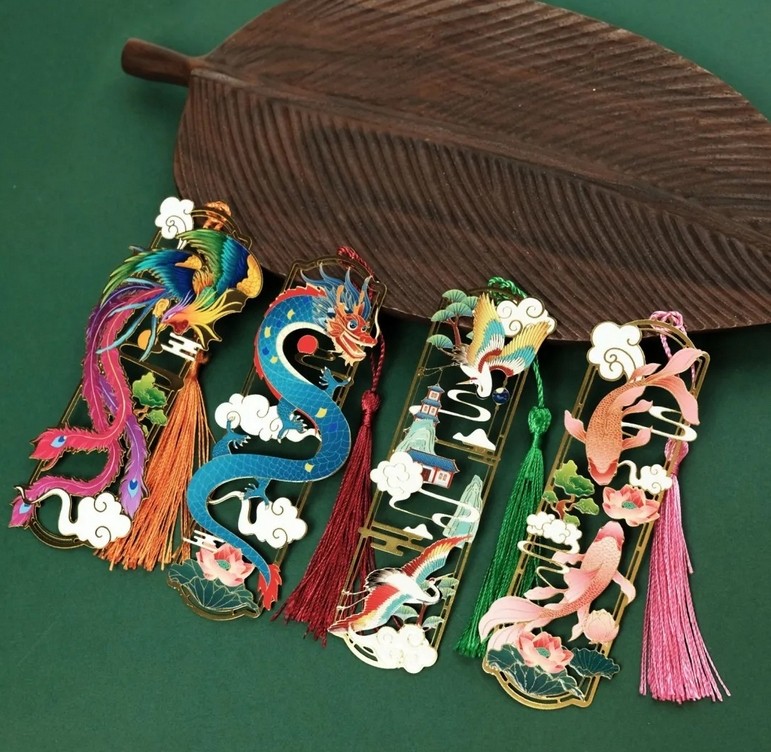 金屬書簽視（shì）覺UV打（dǎ）印樣品